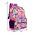 Mochila Feminina Infantil Princesas Costa Rosa Resistente - Imagem 3