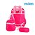 Kit Mochila Rosa Infantil Escolar Frozen Com Rodinhas Disney - Imagem 6