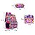 Mochila Feminina Infantil Princesas + Lancheira Estojo Costa - Imagem 3