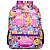 Mochila Feminina Infantil Princesas + Lancheira Estojo Costa - Imagem 5