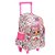 Kit Mochila Escolar Infantil LOL GLITER FLOWER Com Rodinhas - Imagem 4