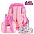 Kit Mochila Escolar Infantil LOL GLITER FLOWER Com Rodinhas - Imagem 7