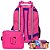 Mochila Feminina Escolar de Rodinha Princesas com Lancheira - Imagem 7
