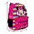 Mochila Feminina Infantil Minnie de Costas Rosa Resistente - Imagem 4