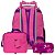Kit Mochila Feminina Escolar de Rodinha Marie com Lancheira - Imagem 7