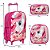 Kit Mochila Infantil Unicórnio Rosa De Rodinha - Imagem 4