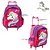Kit Mochila Escolar Infantil Unicórnio Rosa De Rodinha - Imagem 2