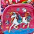 Kit Mochila Escolar Infantil Unicórnio 3D De Rodinhas Rosa - Imagem 6