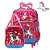 Kit Mochila Escolar Infantil Unicórnio 3D De Rodinhas Rosa - Imagem 1