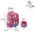Kit Mochila Escolar Infantil Unicórnio 3D De Rodinhas Rosa - Imagem 3