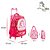 Kit Mochila Infantil Escolar Unicórnio Com Rodinhas - Imagem 4