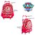 Kit Mochila Rosa Infantil Escolar Patrulha Canina Rodinhas - Imagem 3
