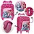 Kit Mochila Pequena Escolar Infantil Patrulha Canina Rosa - Imagem 3