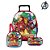 Kit Mochila Infantil Escolar Vingadores Marvel Com Rodinha - Imagem 1