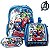 Kit Mochila Infantil Escolar Vingadores Marvel de Costas Azu - Imagem 2