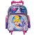 Mochila Feminina Rodinha Cinderela com Lancheira Infantil - Imagem 5