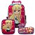 Mochila Menina Infantil Rodinha Polly Pocket com Lancheira - Imagem 1