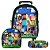 Mochila Menino Infantil Rodinha Minecraft Lancheira Estojo - Imagem 1