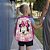 Mochila Menina Infantil Rodinha Minnie Lancheira Estojo CR - Imagem 4
