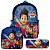 Mochila Masculina Infantil Patrulha Canina Lancheira Estojo - Imagem 1