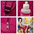 Mochila Menina Infantil Princesas Disney Lancheira Estojo - Imagem 4
