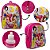 Mochila Menina Infantil Princesas Disney Lancheira Estojo - Imagem 2