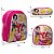 Mochila Menina Infantil Princesas Disney Lancheira Estojo - Imagem 3