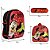 Mochila Menina Infantil Minnie Lancheira Estojo Vermelho - Imagem 3