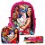 Mochila Infantil Costas Menina Moana Disney Lancheira Estojo - Imagem 1