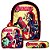 Kit Mochila Masculina Costas Vingadores Lancheira Estojo - Imagem 1