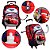 Mochila Infantil Menino Carros 3D Rodinha Lancheira Estojo - Imagem 2