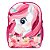 Mochila Menina Infantil Unicórnio Rosa Lancheira Estojo - Imagem 5