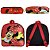 Mochila Infantil Rodinhas Minnie Lancheira Estojo Vermelho - Imagem 6