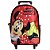 Mochila Infantil Rodinhas Minnie Lancheira Estojo Vermelho - Imagem 5