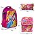 Kit Mochila Menina Infantil Costa Princesas Lancheira Estojo - Imagem 3