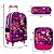 Kit Mochila Menina Rodinha Minnie Mouse Lancheira Estojo - Imagem 3