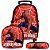 Mochila Infantil Spider Man Rodinha Lancheira Estojo TN - Imagem 1