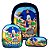 Kit Mochila Masculina Infantil Sonic Dash Lancheira Estojo - Imagem 1