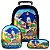 Kit Mochila Infantil Rodinha Sonic Dash Lancheira Estojo - Imagem 1