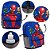 Mochila Masculina Juvenil Homem Aranha Lancheira Estojo - Imagem 6