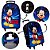 Mochila Masculina Rodinha Infantil Mickey Lancheira Estojo - Imagem 2