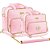 Kit Bolsa Maternidade Plike Baby Rosa com Trocador - Imagem 3