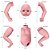 Kit Boneca Reborn Molde Corpinho Silicone Menina Valentina - Imagem 3