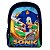 Mochila Infantil Masculina Sonic Costa Lancheira Estojo Azul - Imagem 3