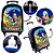 Mochila Infantil Masculina de Rodinha Sonic Lancheira Estojo - Imagem 6
