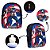 Mochila Infantil Masculina Capitão América Lancheira Estojo - Imagem 3