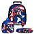 Mochila Infantil de Rodinha Capitão América Lancheira Estojo - Imagem 1