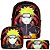 Mochila Infantil Masculina Naruto Costas Lancheira Estojo - Imagem 1