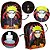 Mochila Infantil Masculina Naruto Costas Lancheira Estojo - Imagem 3
