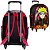 Mochila Infantil Masculina Naruto Rodinha Lancheira Estojo - Imagem 5